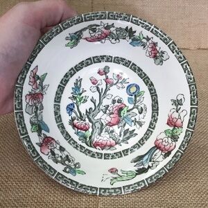Vintage Johnson Brothers Small Indian Tree Bowl Dessert Fruit Floral Cottagecore